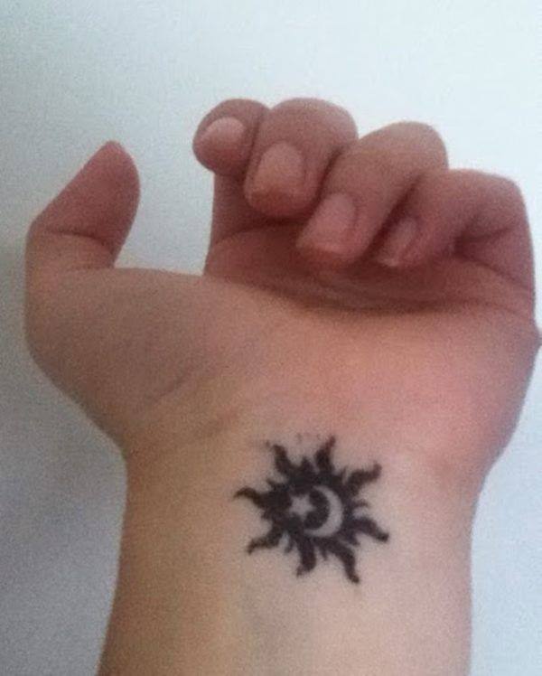 tatouage soleil 140