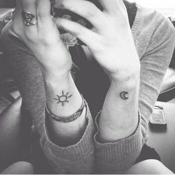 tatouage soleil 151