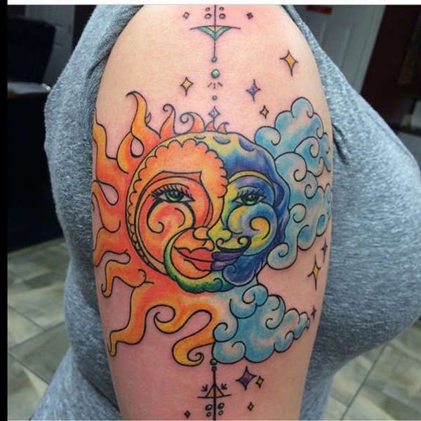 tatouage soleil 200