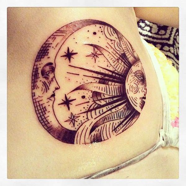 tatouage soleil 216