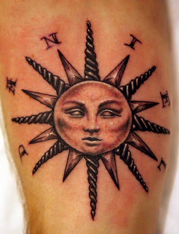 tatouage soleil 217