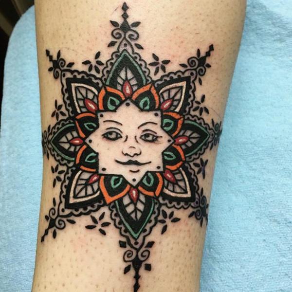 tatouage soleil 242