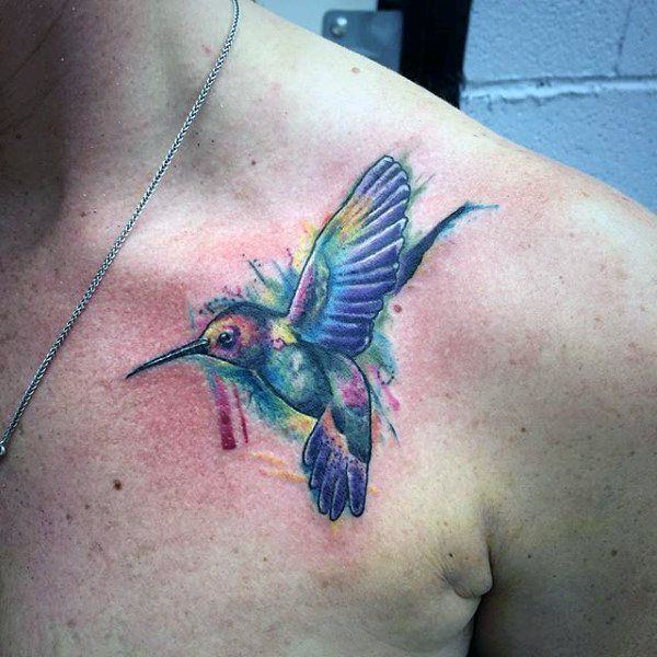 tatouage colibri 123