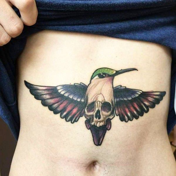 tatouage colibri 159