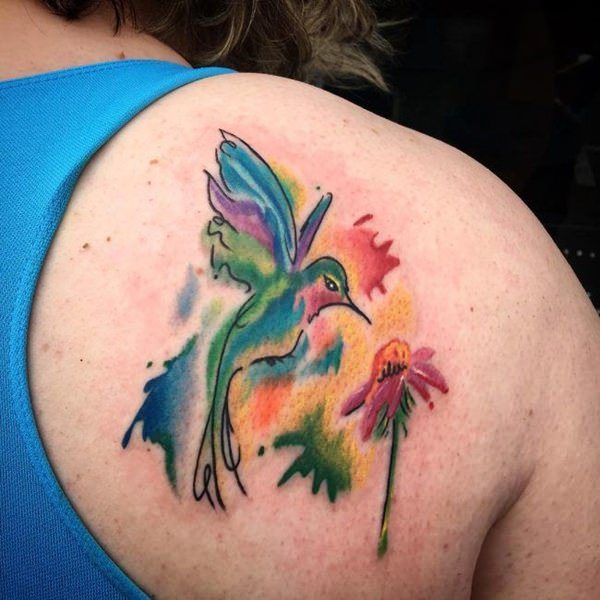 tatouage colibri 178
