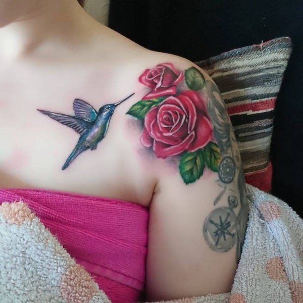 tatouage colibri 203