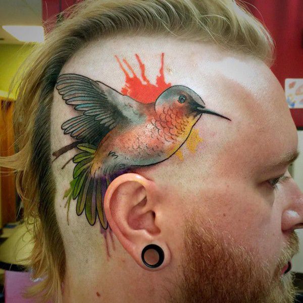 tatouage colibri 219