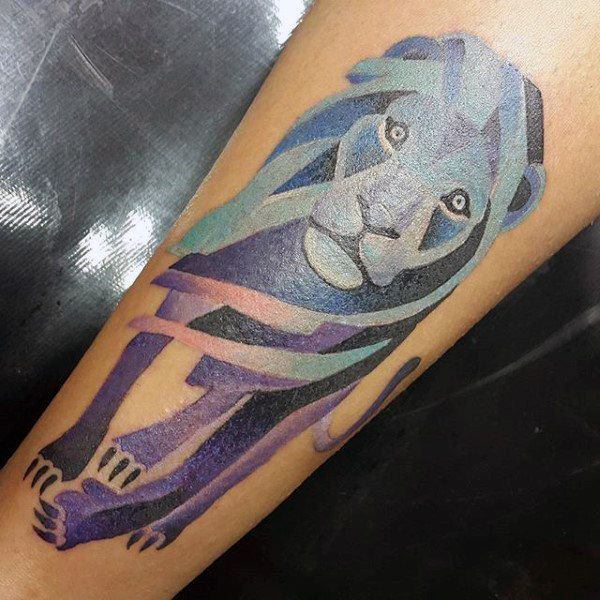 tatouage lion 125