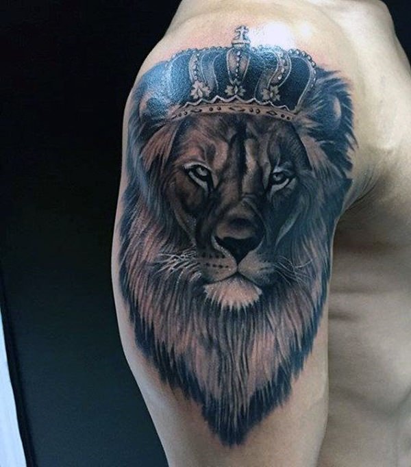 tatouage lion 152