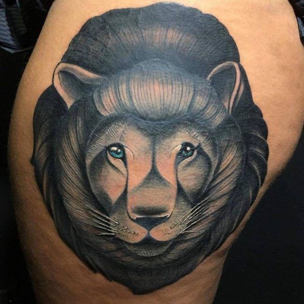 tatouage lion 179