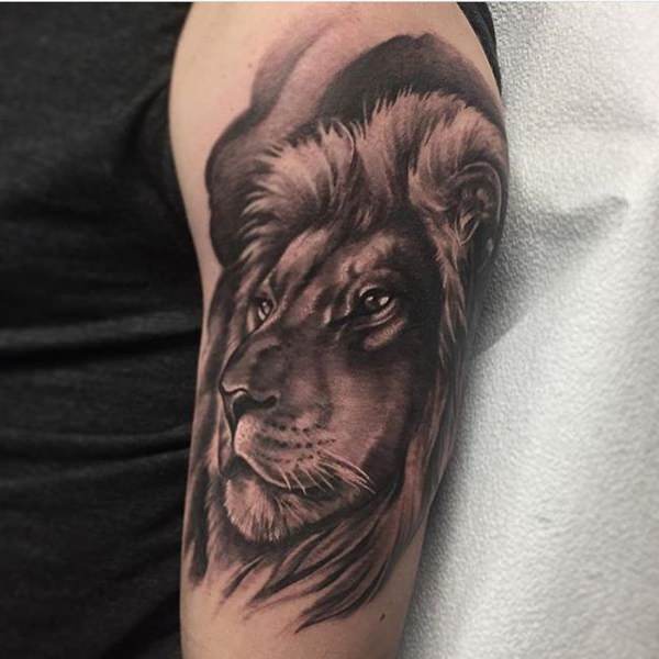tatouage lion 183