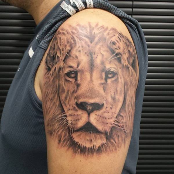tatouage lion 184