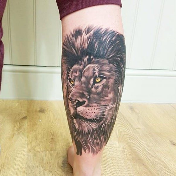 tatouage lion 208