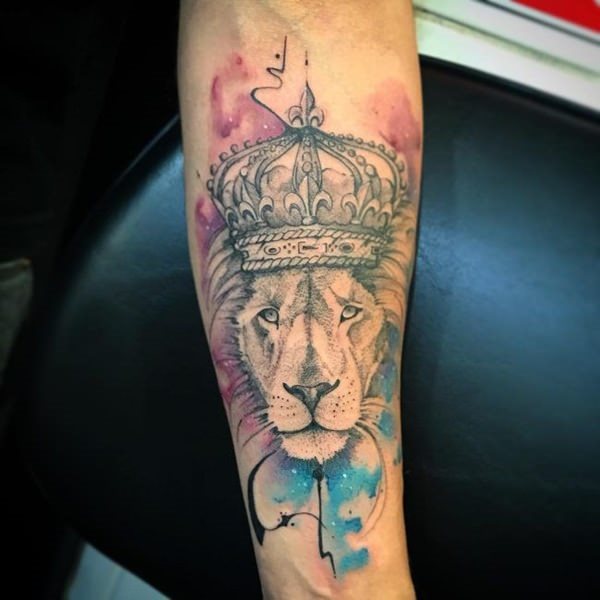 tatouage lion 212