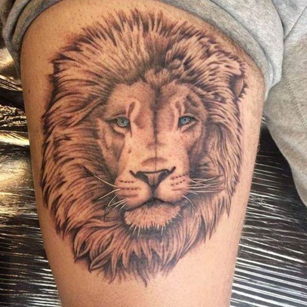 tatouage lion 231