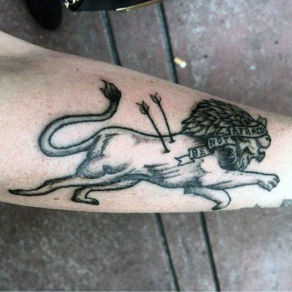 tatouage lion 232