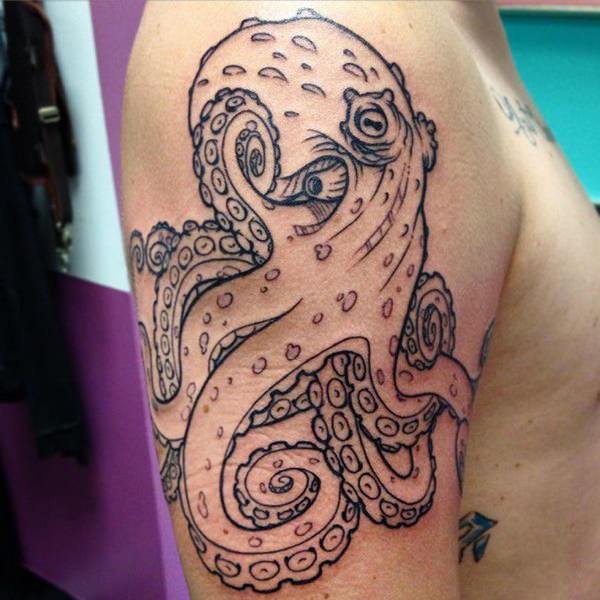 tatouage poulpe pieuvre 152