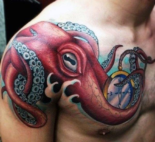 tatouage poulpe pieuvre 175
