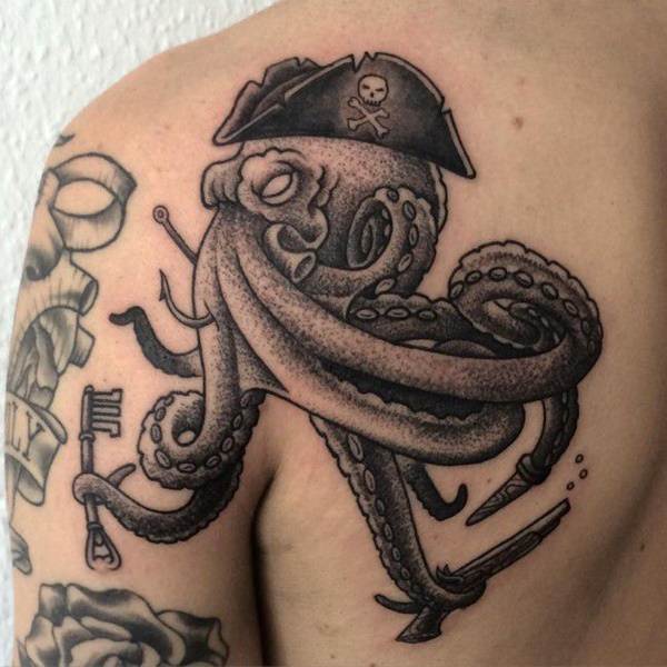tatouage poulpe pieuvre 221