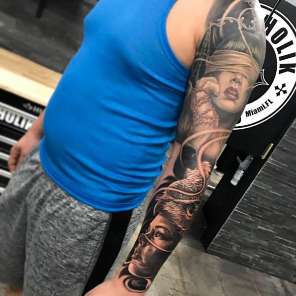 tatouage manche 173