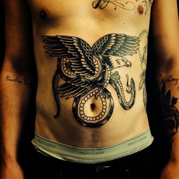 130 Tatouages magnifiques sur le ventre (hommes et femmes)