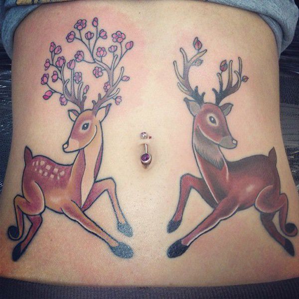 tatouage estomac ventre 153