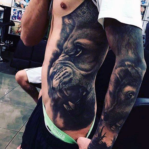 tatouage estomac ventre 230