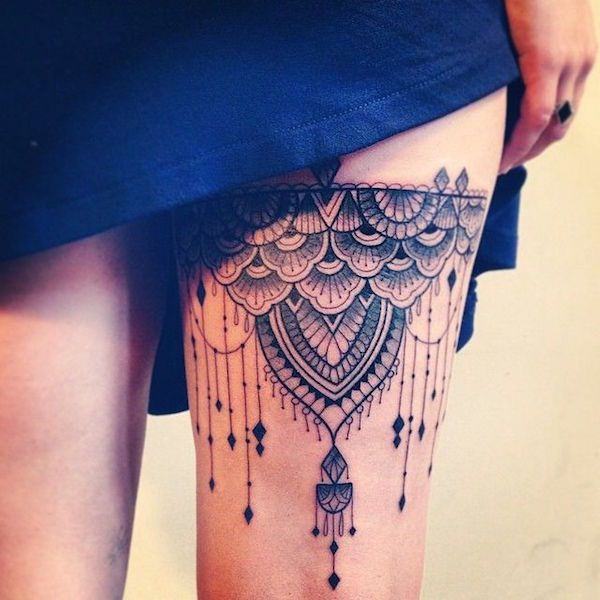 tatouage cuisse jambe 134
