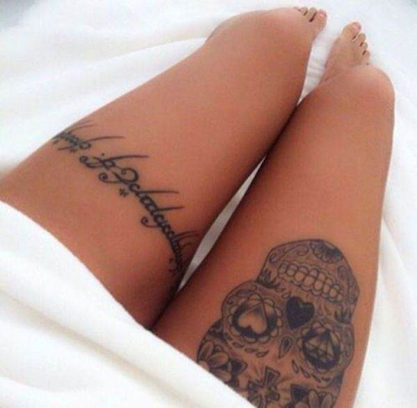 tatouage cuisse jambe 137