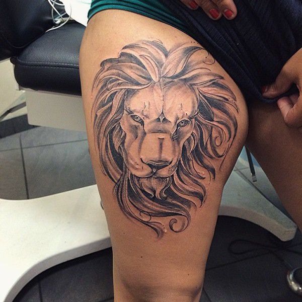 tatouage cuisse jambe 169