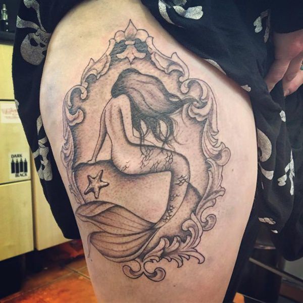 tatouage cuisse jambe 212
