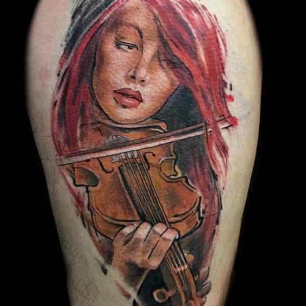 tatouage cuisse jambe 213
