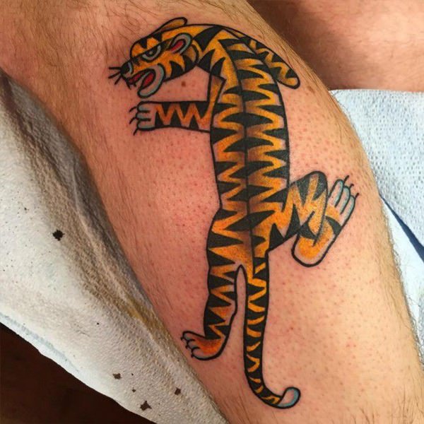 tatouage tiger 123