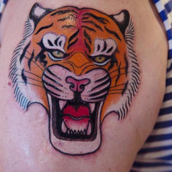 tatouage tiger 128