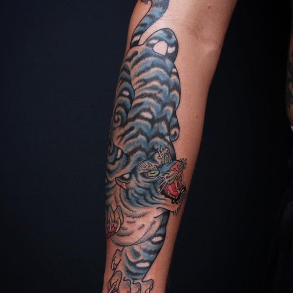 tatouage tiger 129