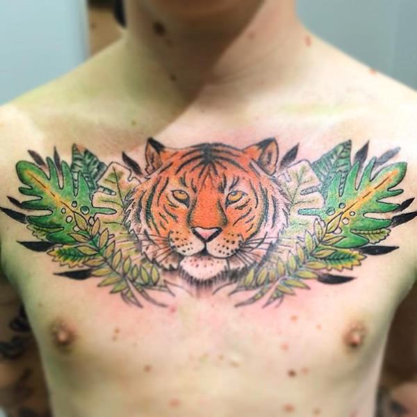 tatouage tiger 134