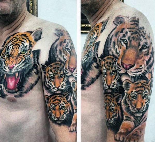 tatouage tiger 154