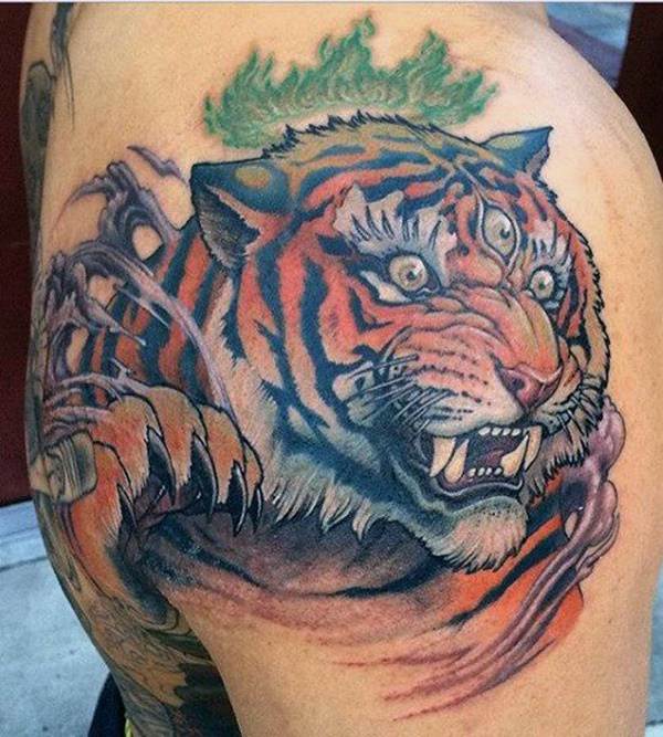tatouage tiger 163
