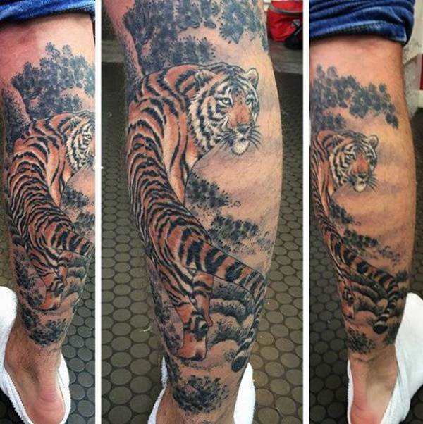 tatouage tiger 166