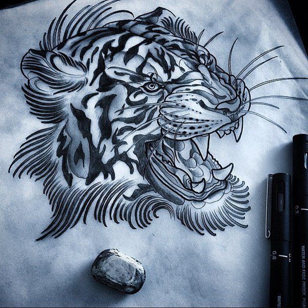 tatouage tiger 242