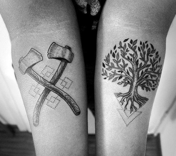 tatouage arbre 135