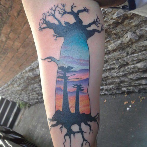 tatouage arbre 146