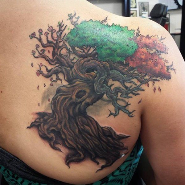 tatouage arbre 152
