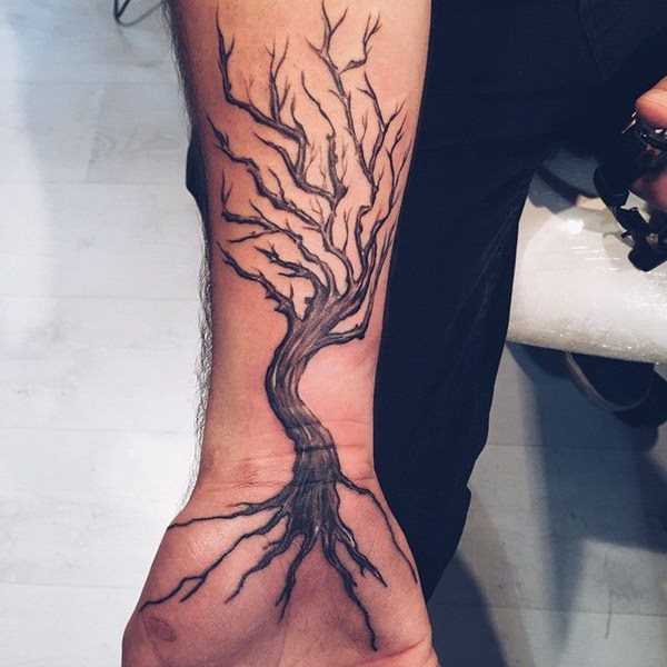 tatouage arbre 163