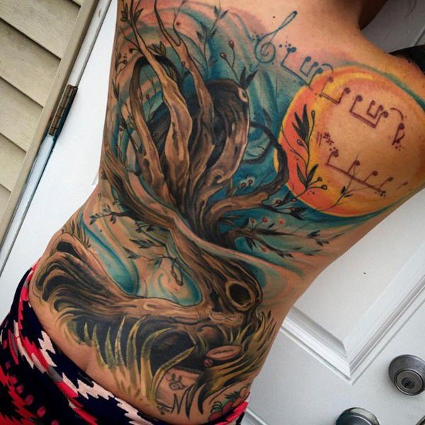 tatouage arbre 174