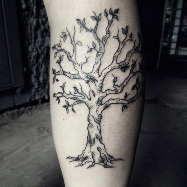 tatouage arbre 185