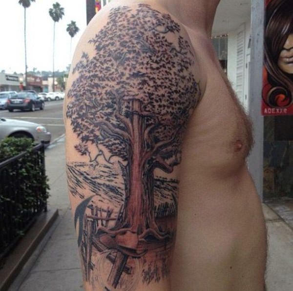 tatouage arbre 207