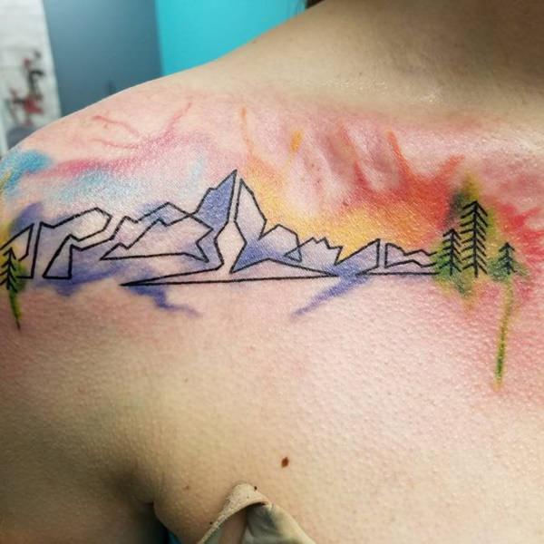 tatouage aquarelle 129