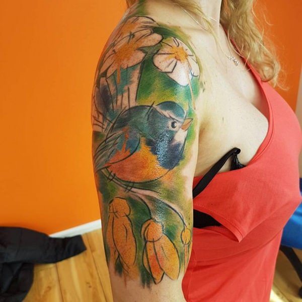 tatouage aquarelle 172