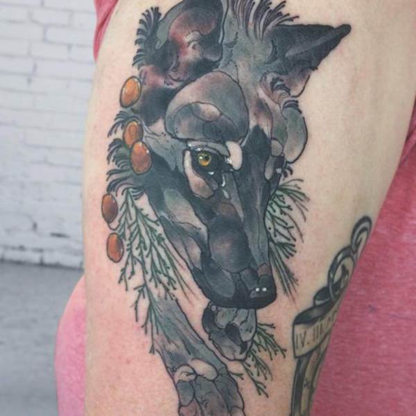 tatouage loup 142